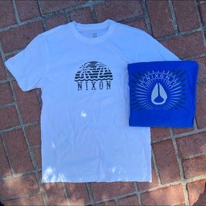 2 Nixon shirts
